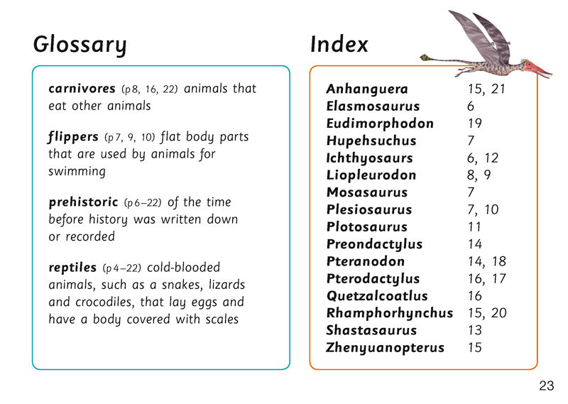 First Facts: Prehistoric Flying & Marine Reptiles