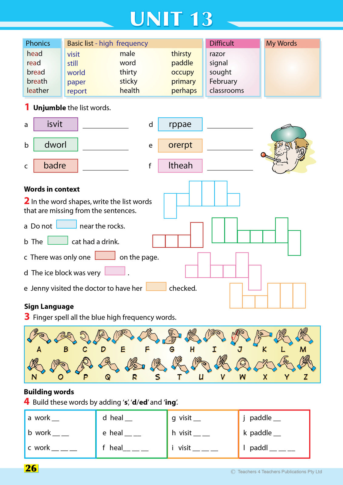 Spelling Conventions - Second Edition: Year 3