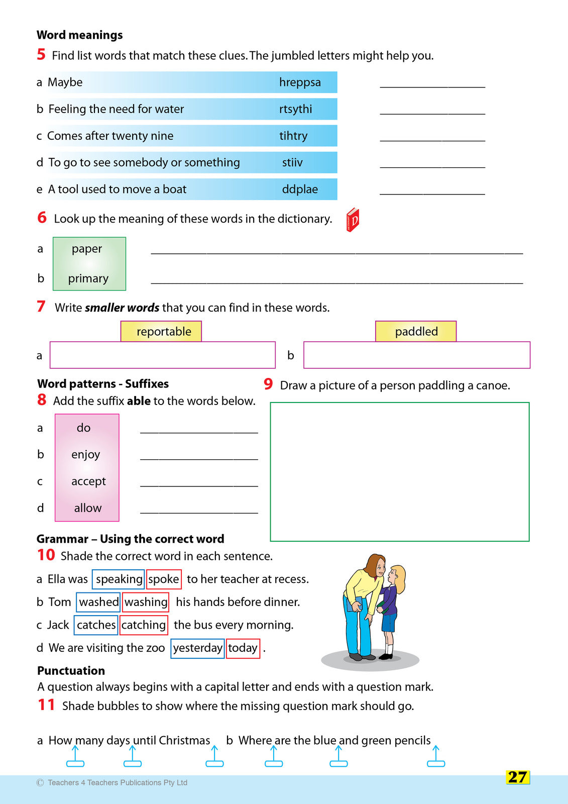 Spelling Conventions - Second Edition: Year 3