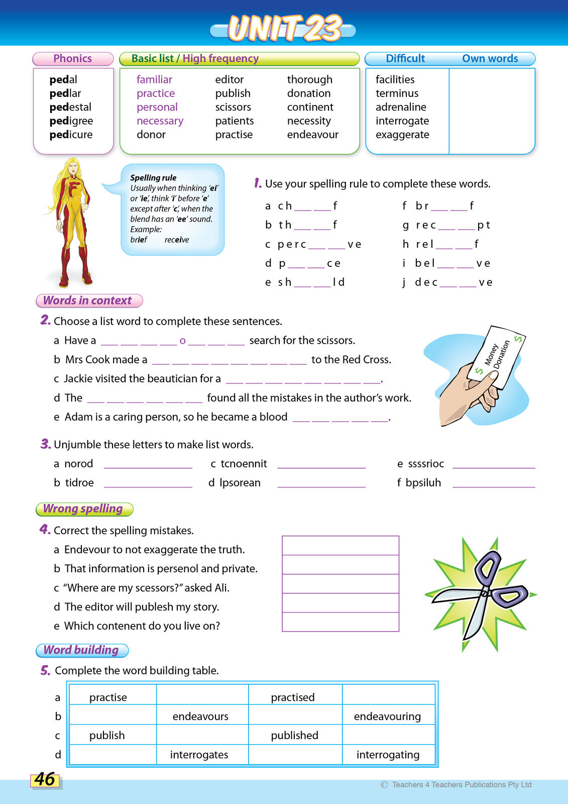 Spelling Conventions - Second Edition: Year 6
