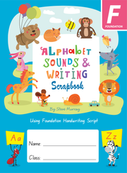 Alphabet Sounds & Writing Scrapbook: NSW Foundation Font