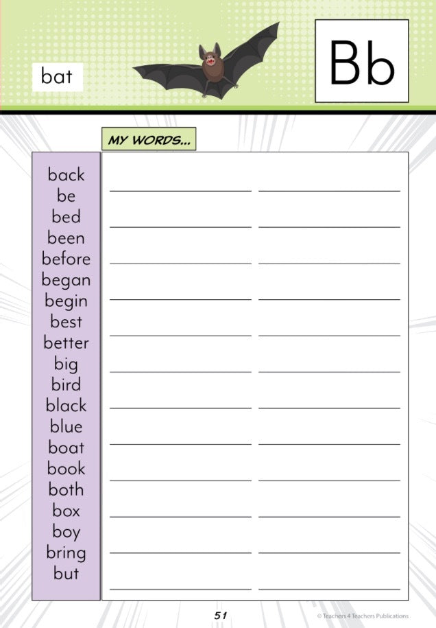 Reading Diary & Word Book: Foundation-Year 2