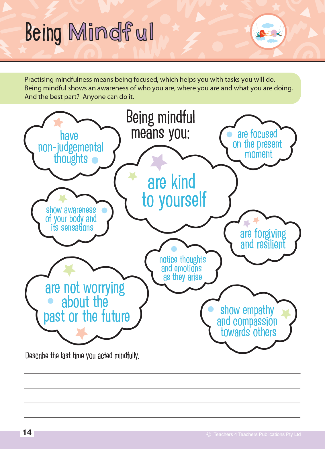 My Wellbeing Journal - Years 3 & 4