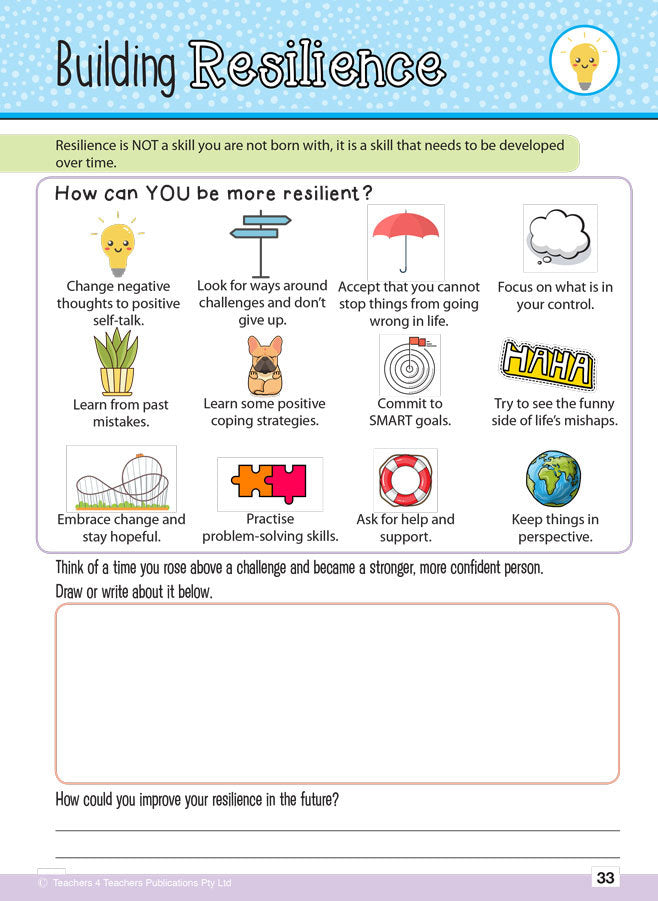 My Wellbeing Journal - Years 5 & 6