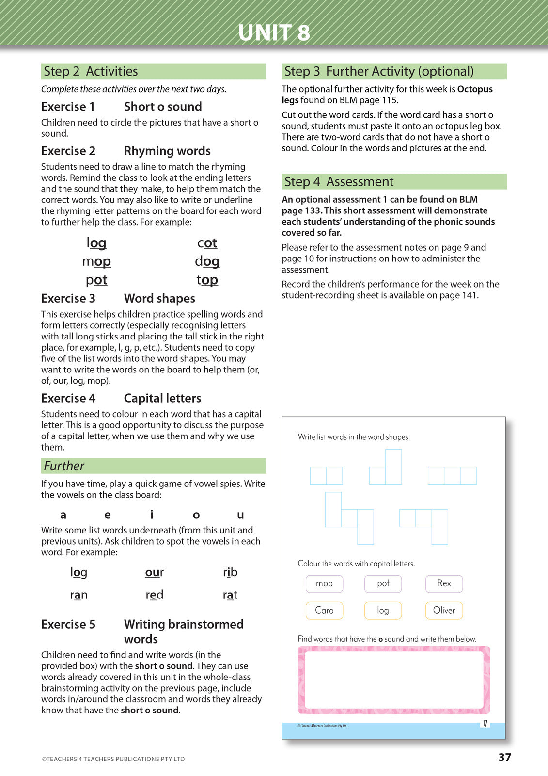 Spelling Conventions - Teacher's Book with Games: Foundation