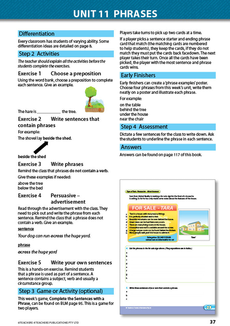 Grammar Conventions - Teacher's Book with Games: Year 4