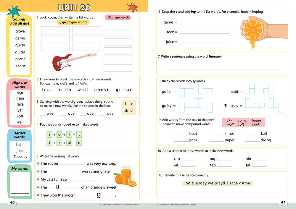 Structured Synthetic Phonics & Spelling - Student Book: Year 2