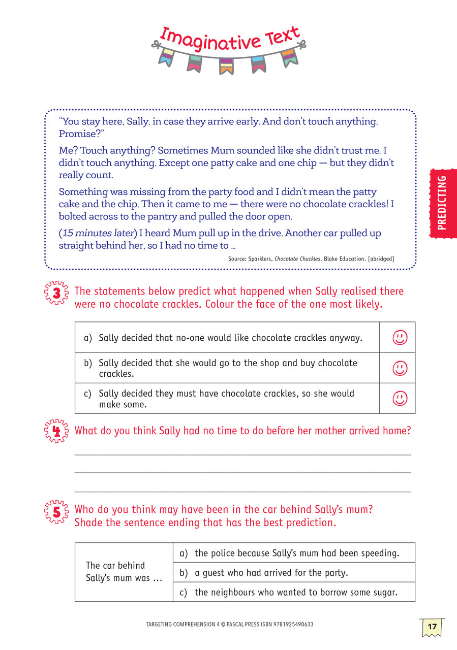 Targeting Comprehension Activity Book - Year 4