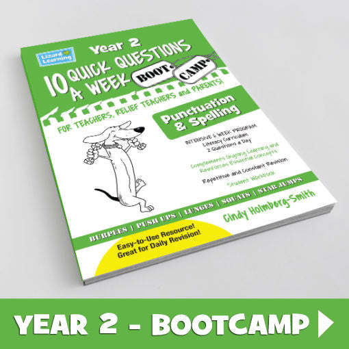 10 Quick Questions A Week - Spelling & Punctuation Bootcamp: Year 2