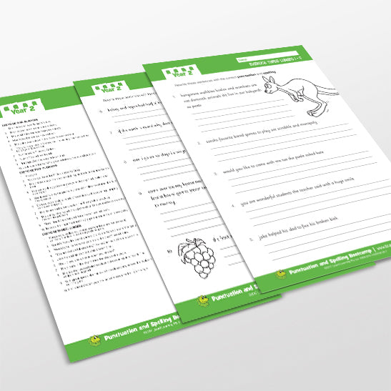 10 Quick Questions A Week - Spelling & Punctuation Bootcamp: Year 2