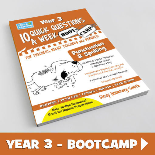 10 Quick Questions A Week - Spelling & Punctuation Bootcamp: Year 3