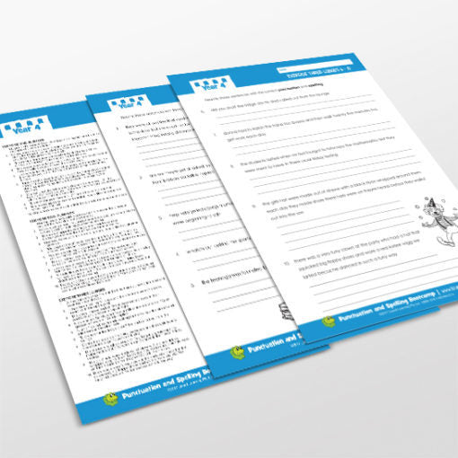 10 Quick Questions A Week - Spelling & Punctuation Bootcamp: Year 4