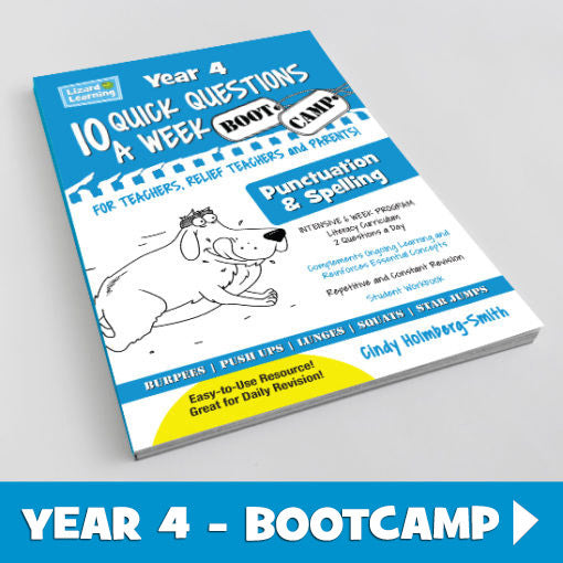 10 Quick Questions A Week - Spelling & Punctuation Bootcamp: Year 4