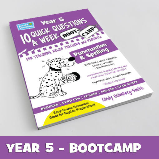 10 Quick Questions A Week - Spelling & Punctuation Bootcamp: Year 5