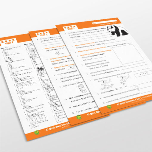10 Quick Questions A Day - Year 1: Term 2