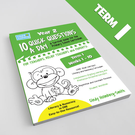 10 Quick Questions A Day - Year 2: Term 1