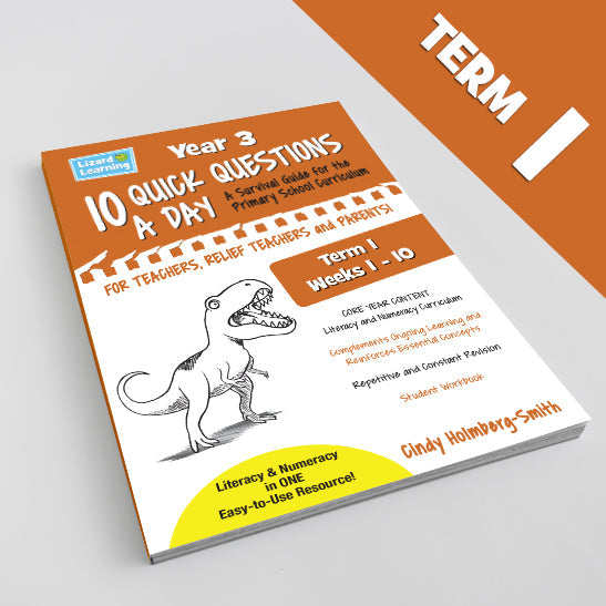 10 Quick Questions A Day - Year 3: Term 1