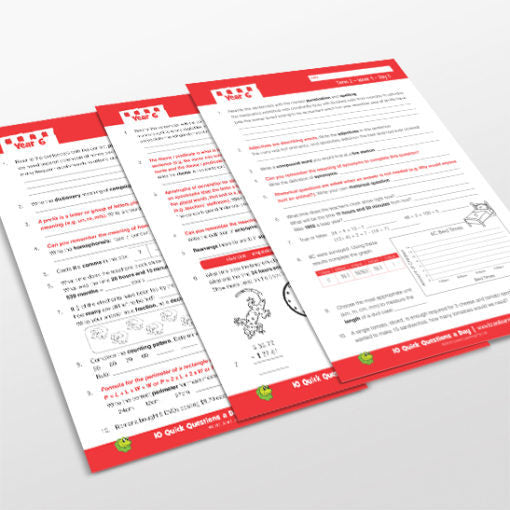10 Quick Questions A Day - Year 6: Term 2
