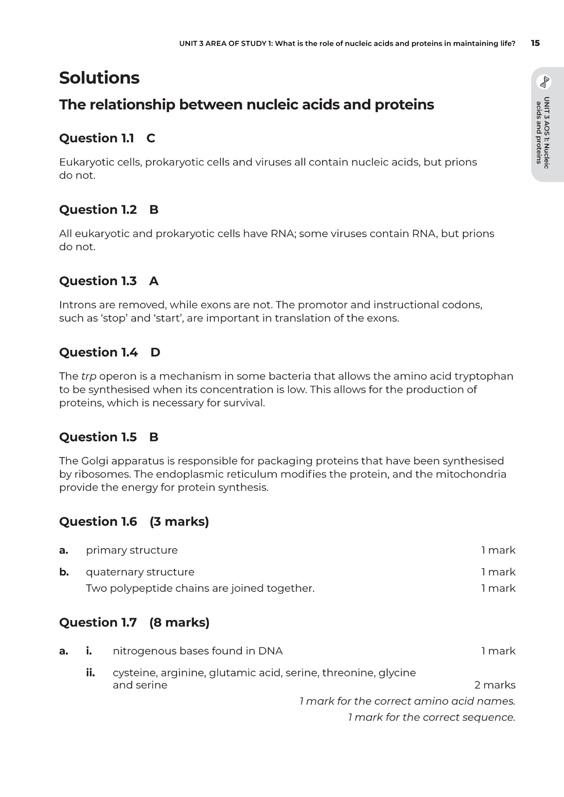 Neap Assessment Series - VCE Units 3 & 4: Biology