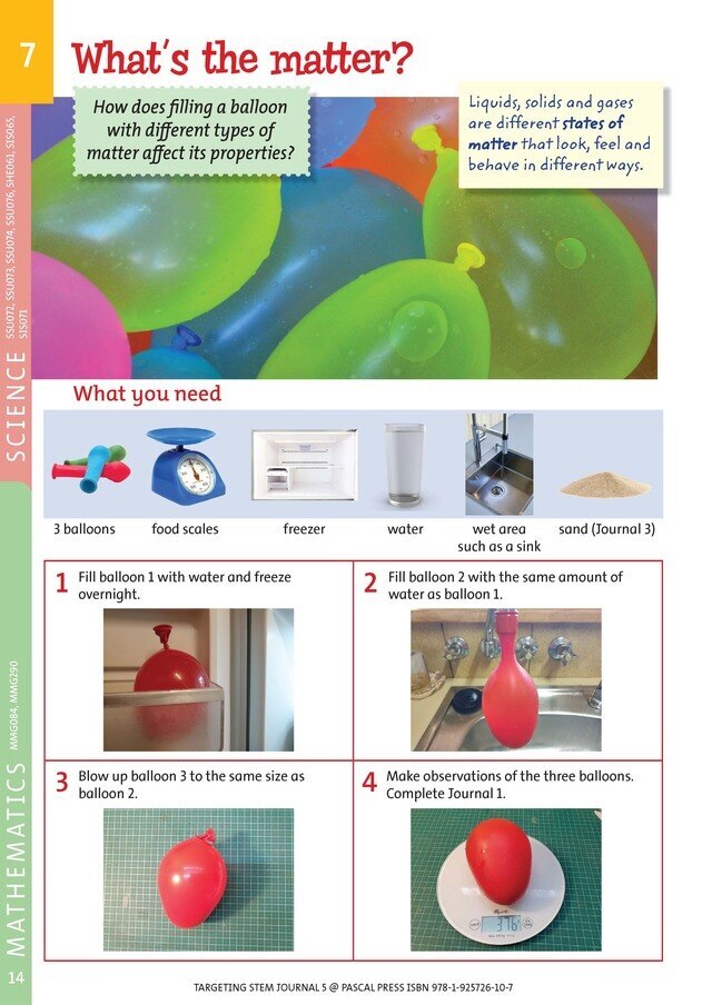 Targeting STEM Journal - Year 5