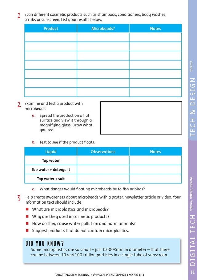 Targeting STEM Journal - Year 6