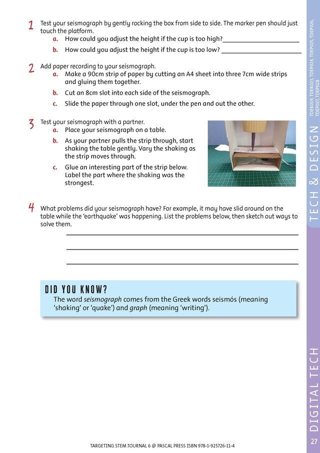 Targeting STEM Journal - Year 6