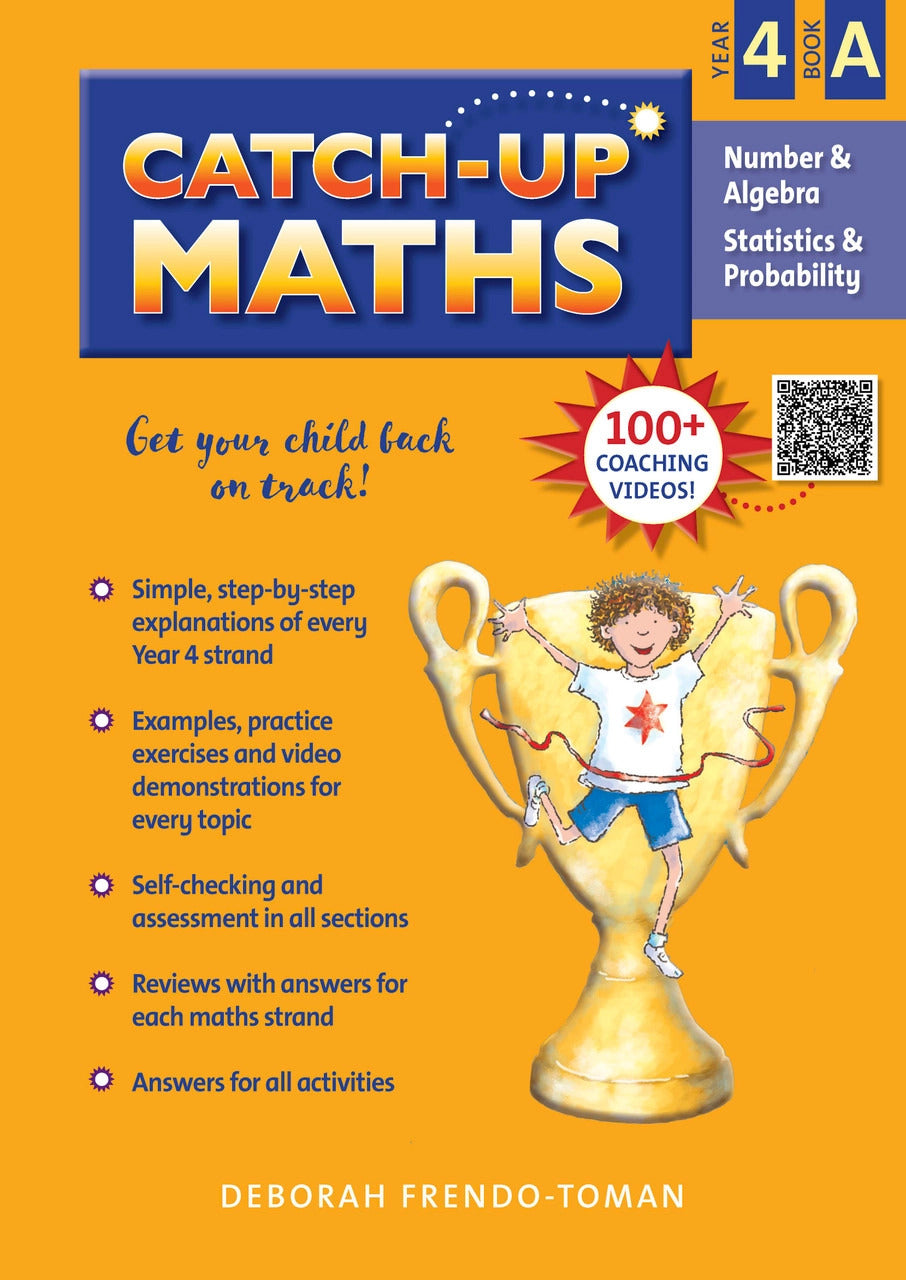Catch-Up Maths: Number & Algebra, Statistics & Probability - Year 4 Book A