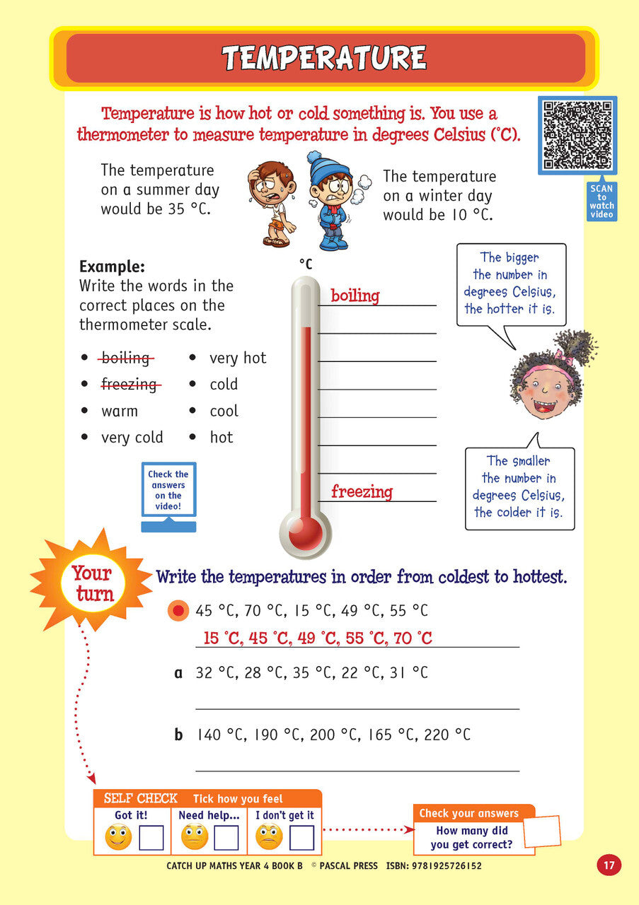 Catch-Up Maths: Measurement & Space - Year 4 Book B