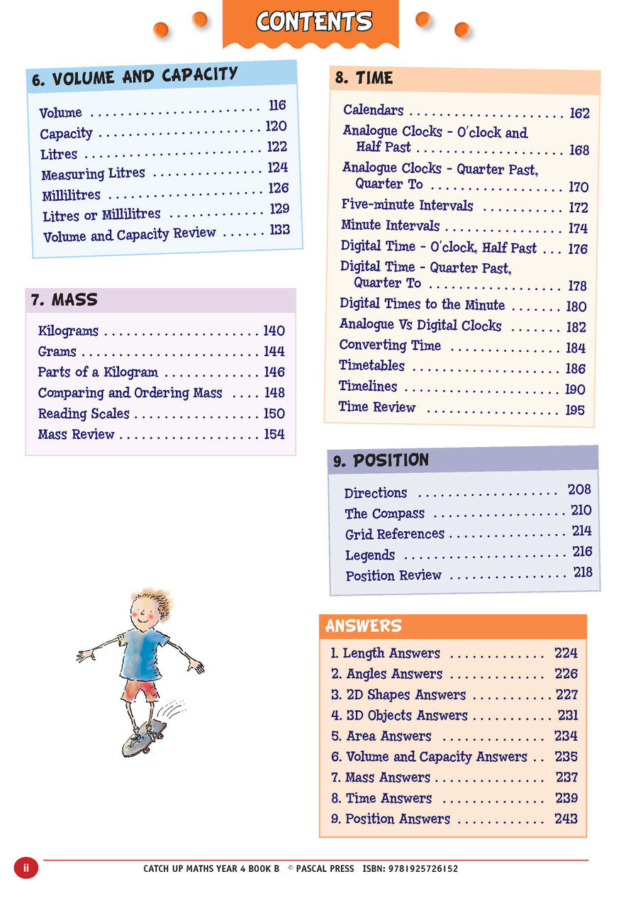 Catch-Up Maths: Measurement & Space - Year 4 Book B