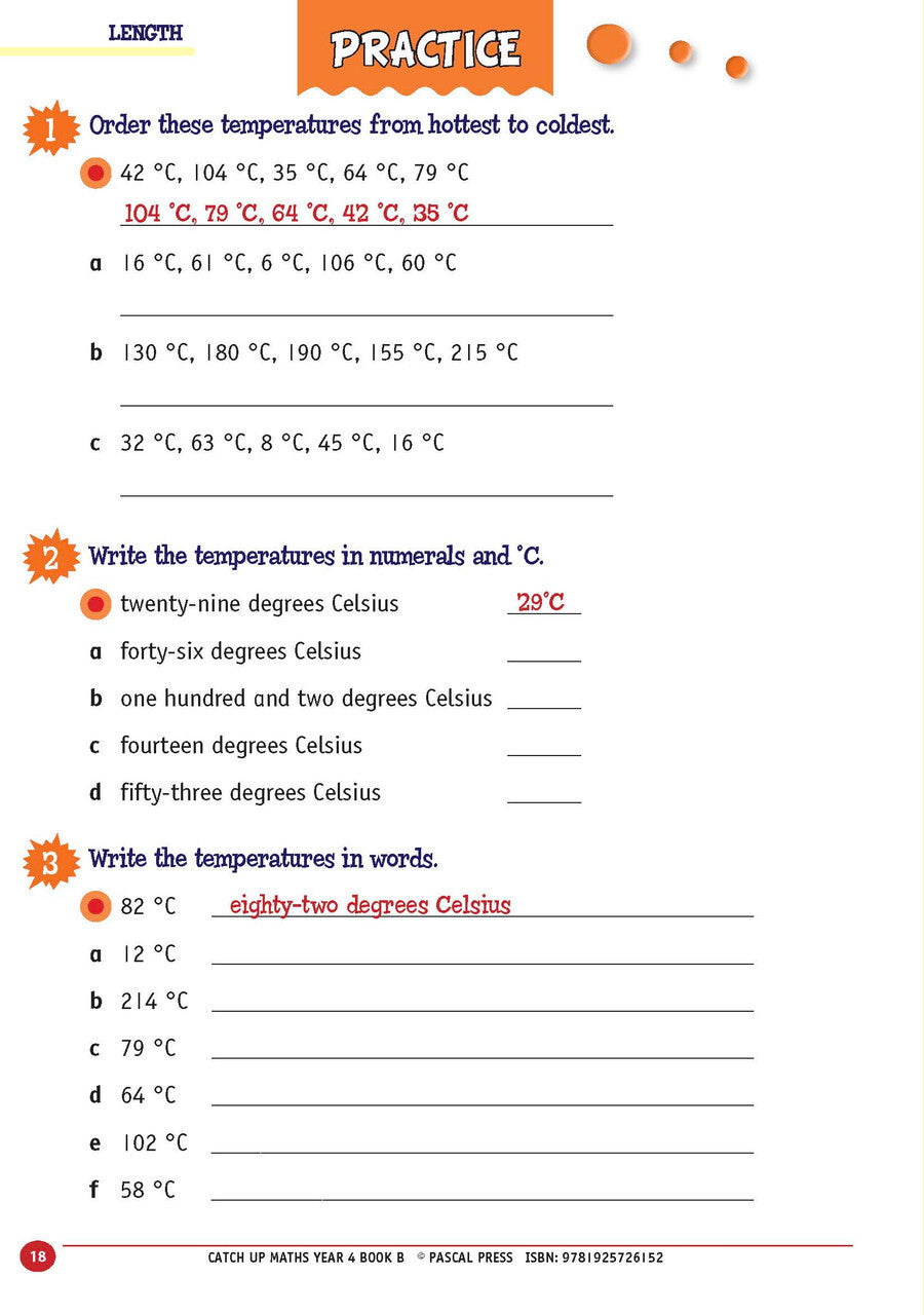Catch-Up Maths: Measurement & Space - Year 4 Book B