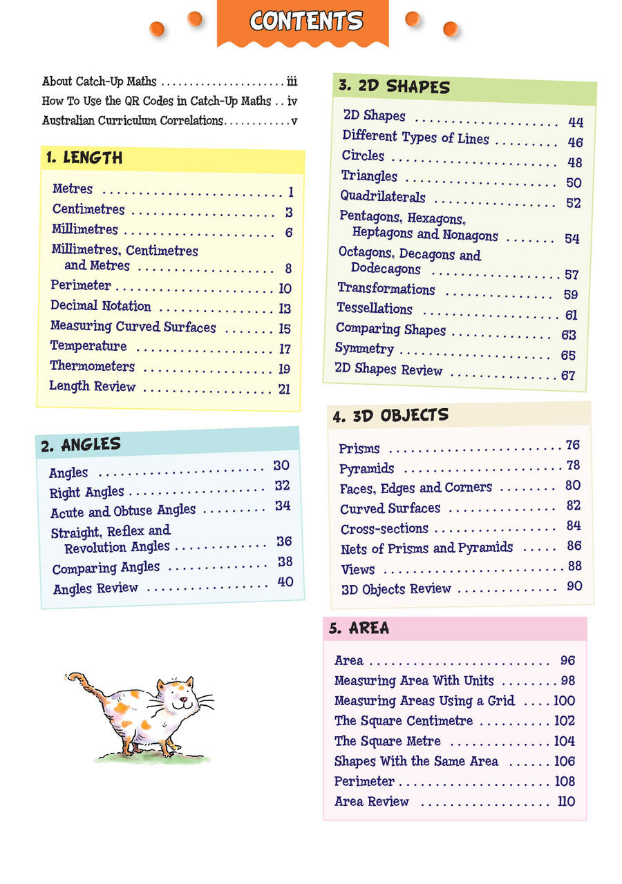 Catch-Up Maths: Measurement & Space - Year 4 Book B