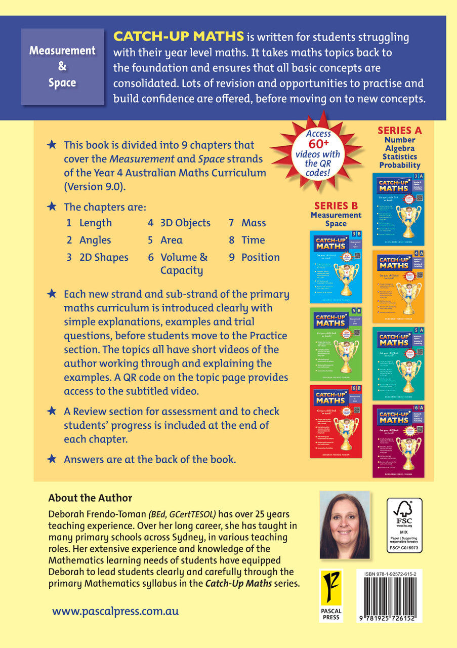 Catch-Up Maths: Measurement & Space - Year 4 Book B