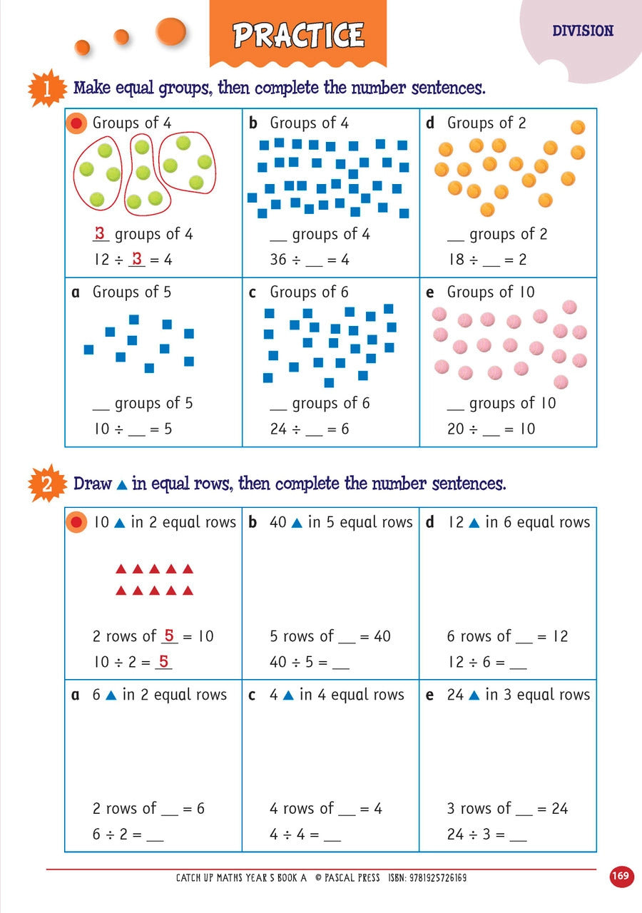 Catch-Up Maths: Number & Algebra, Statistics & Probability - Year 5 Book A