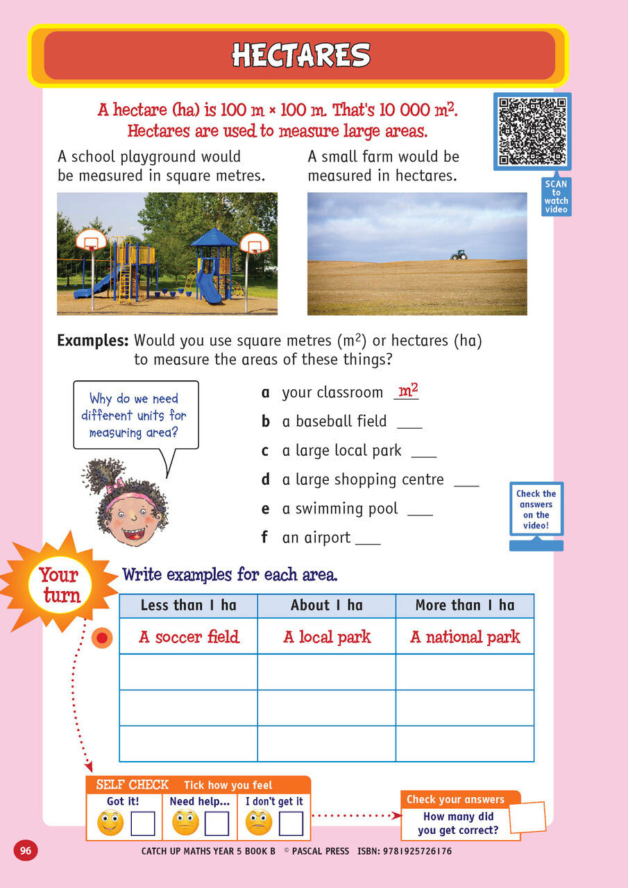 Catch-Up Maths: Measurement & Space - Year 5 Book B