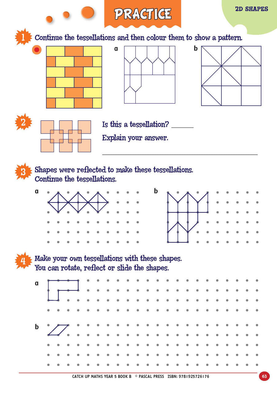 Catch-Up Maths: Measurement & Space - Year 5 Book B
