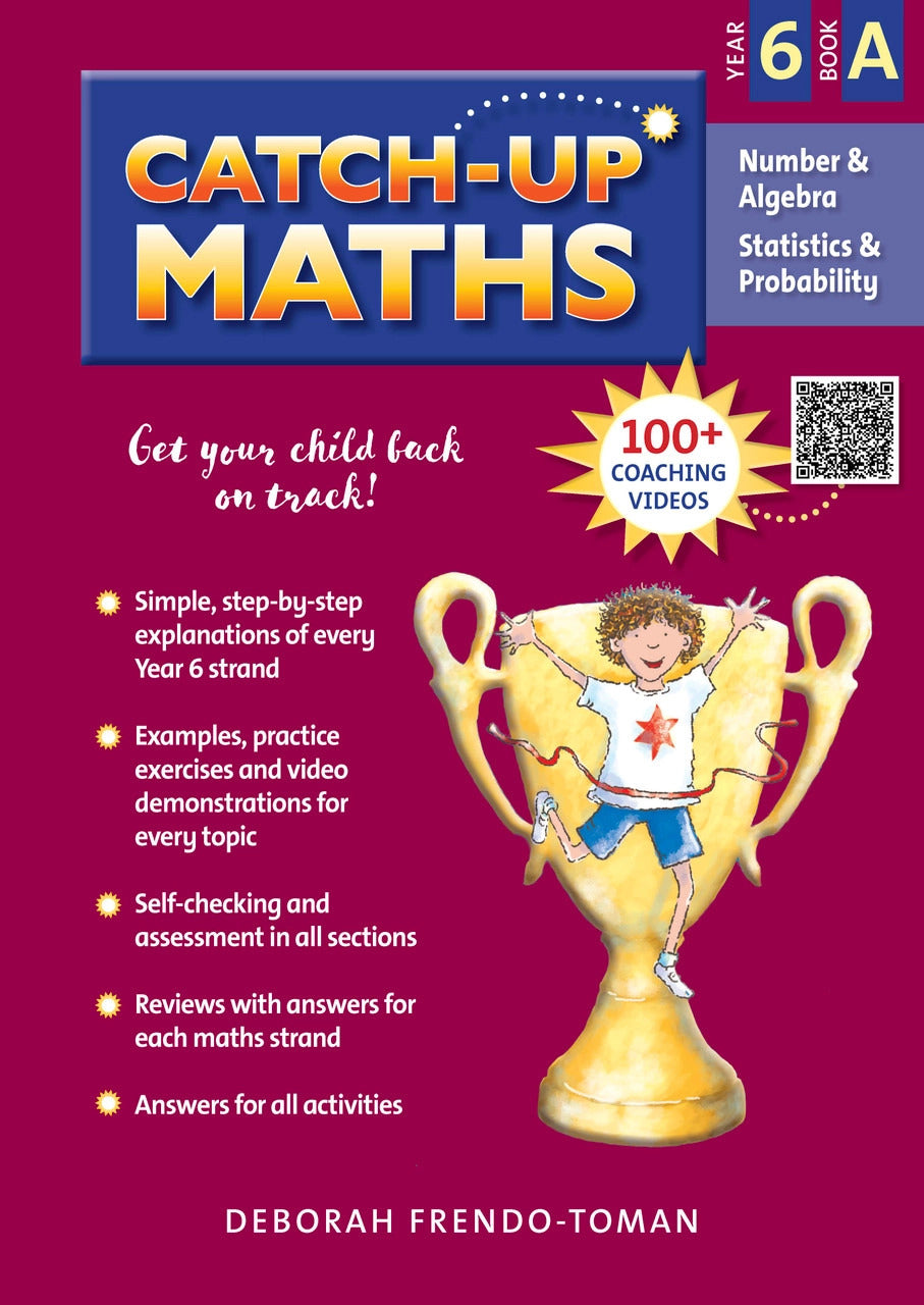 Catch-Up Maths: Number & Algebra, Statistics & Probability - Year 6 Book A