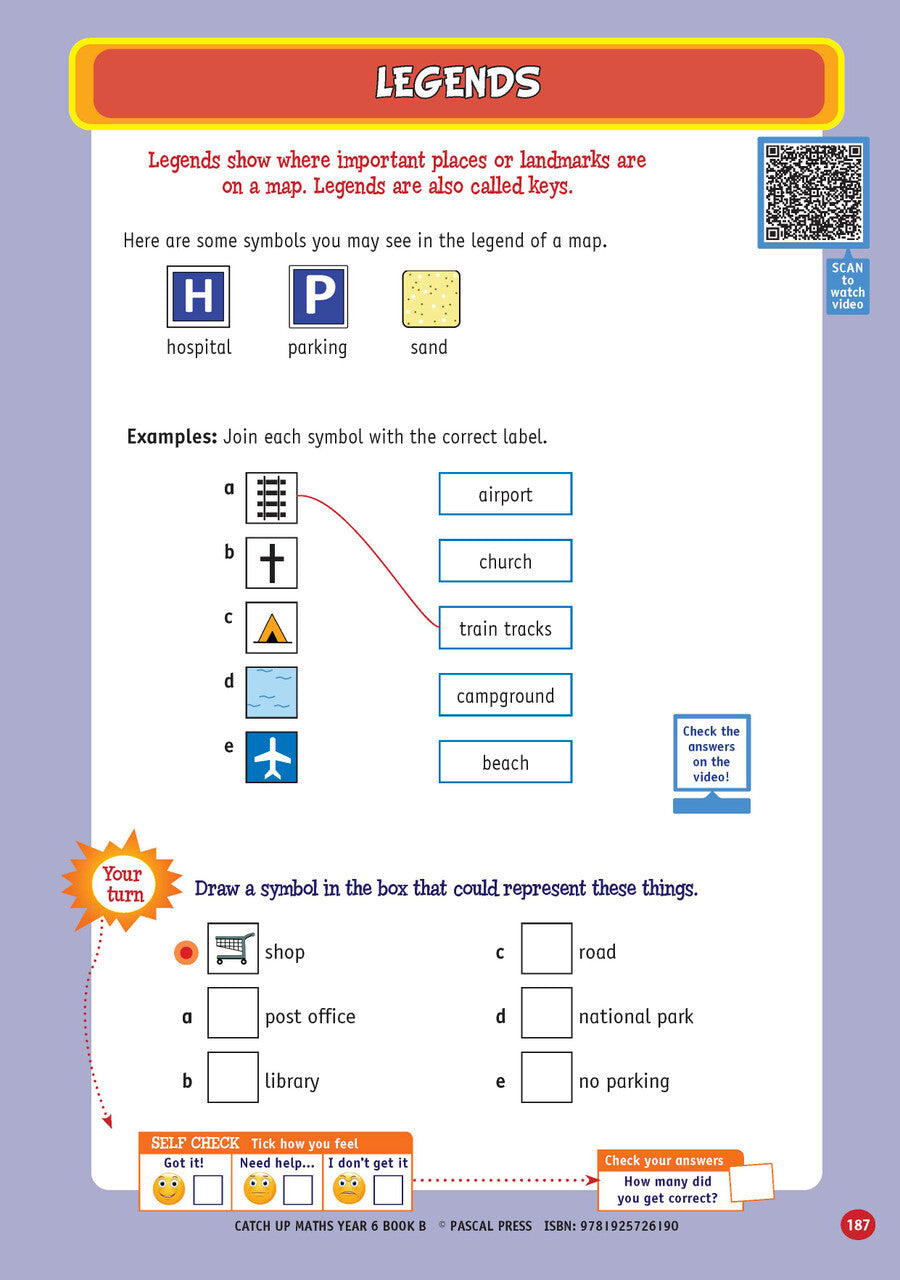 Catch-Up Maths: Measurement & Space - Year 6 Book B
