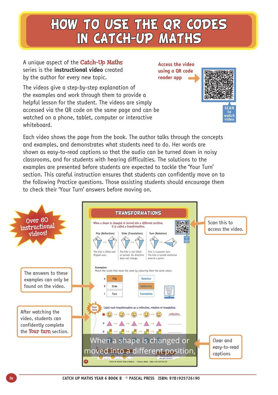 Catch-Up Maths: Measurement & Space - Year 6 Book B