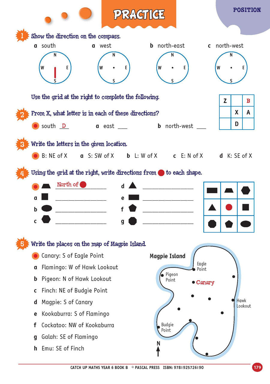 Catch-Up Maths: Measurement & Space - Year 6 Book B