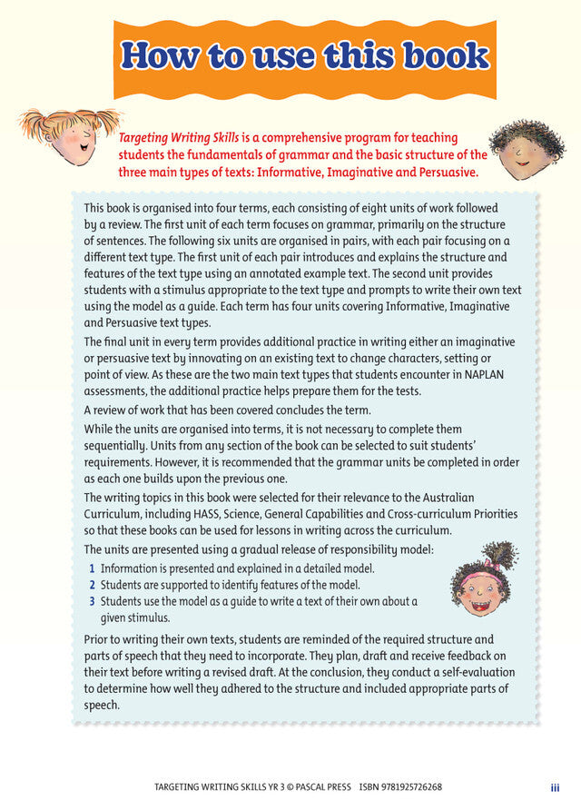 Targeting Writing Skills: Year 3