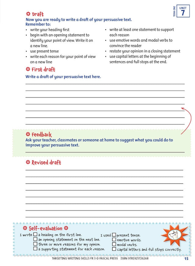 Targeting Writing Skills: Year 3