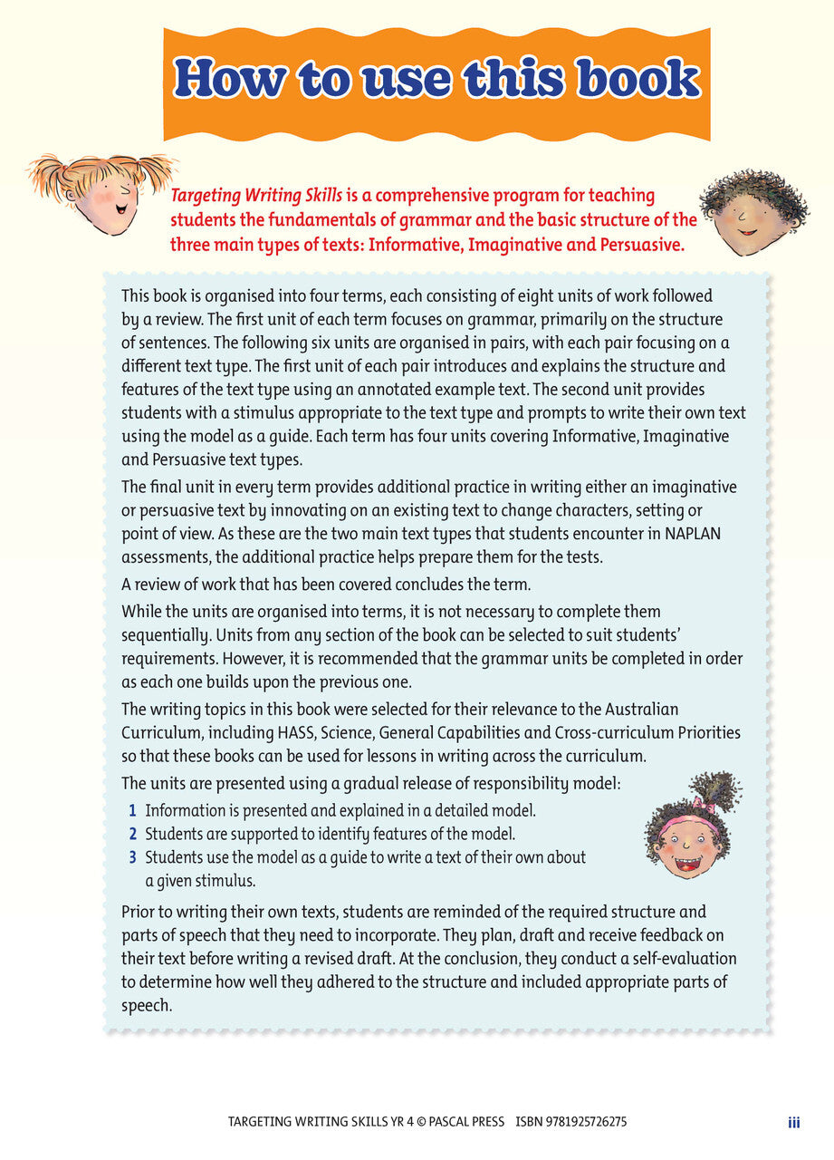 Targeting Writing Skills: Year 4