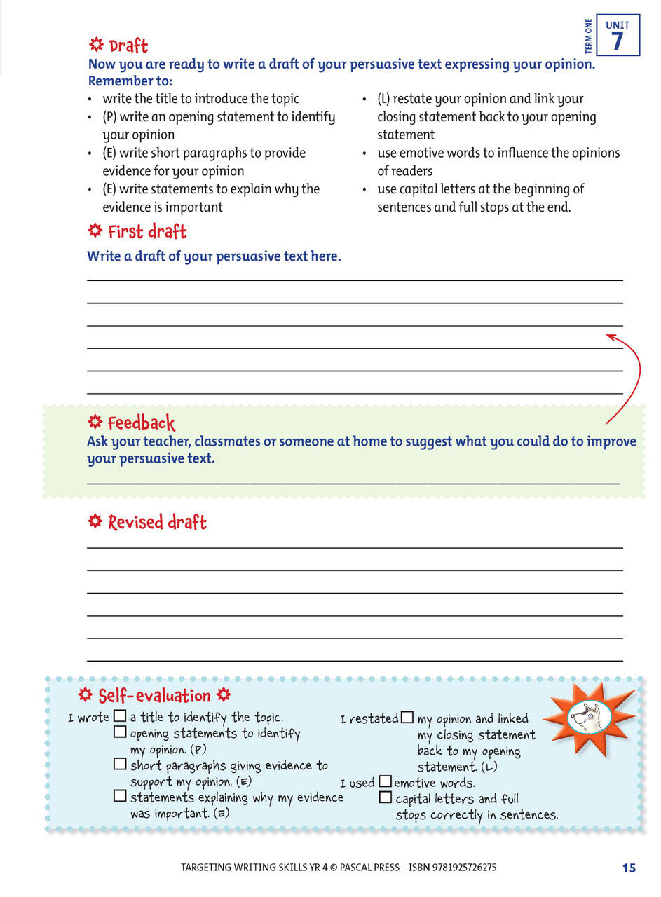 Targeting Writing Skills: Year 4