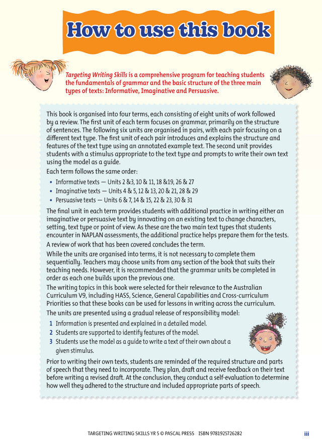 Targeting Writing Skills: Year 5