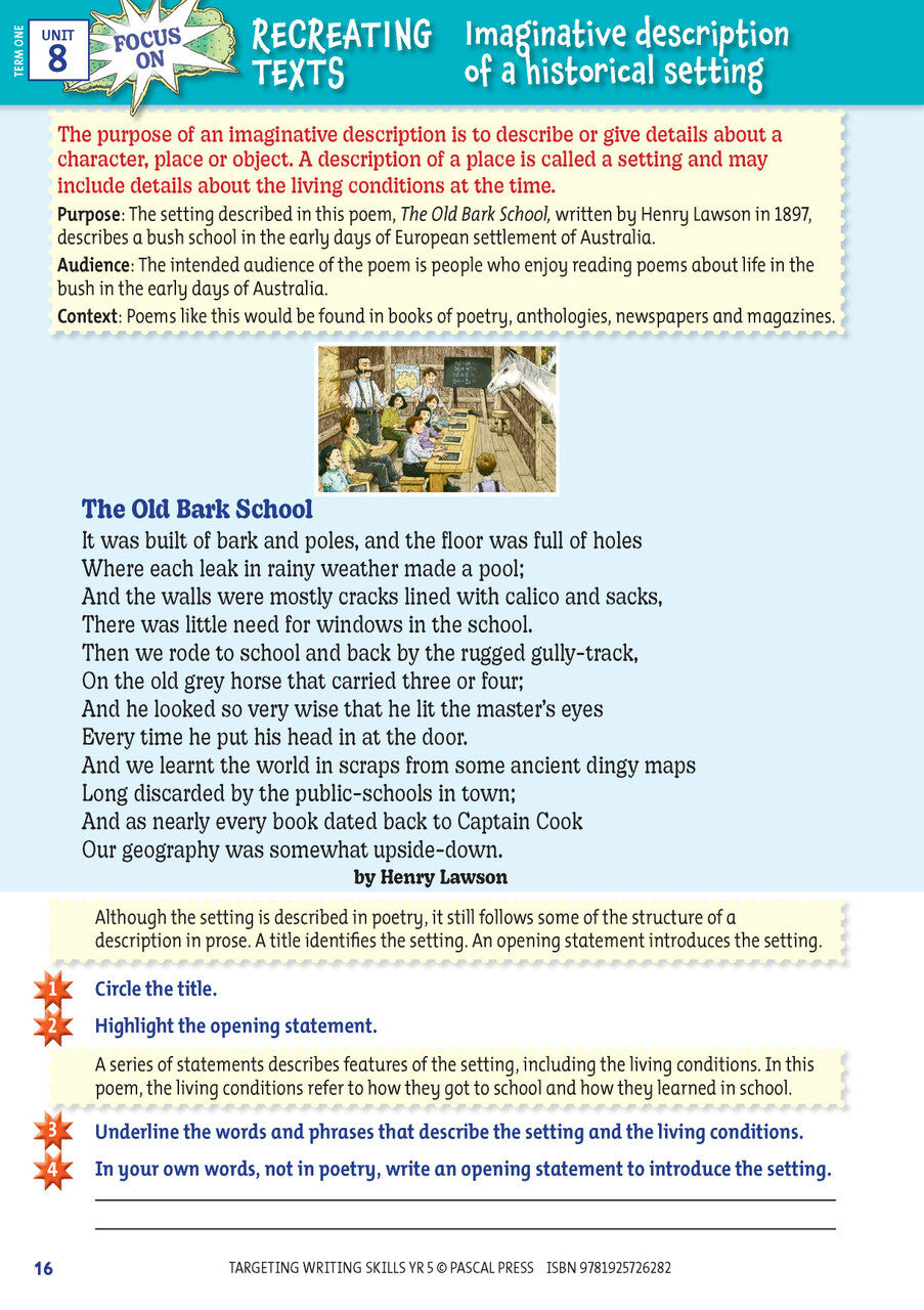 Targeting Writing Skills: Year 5