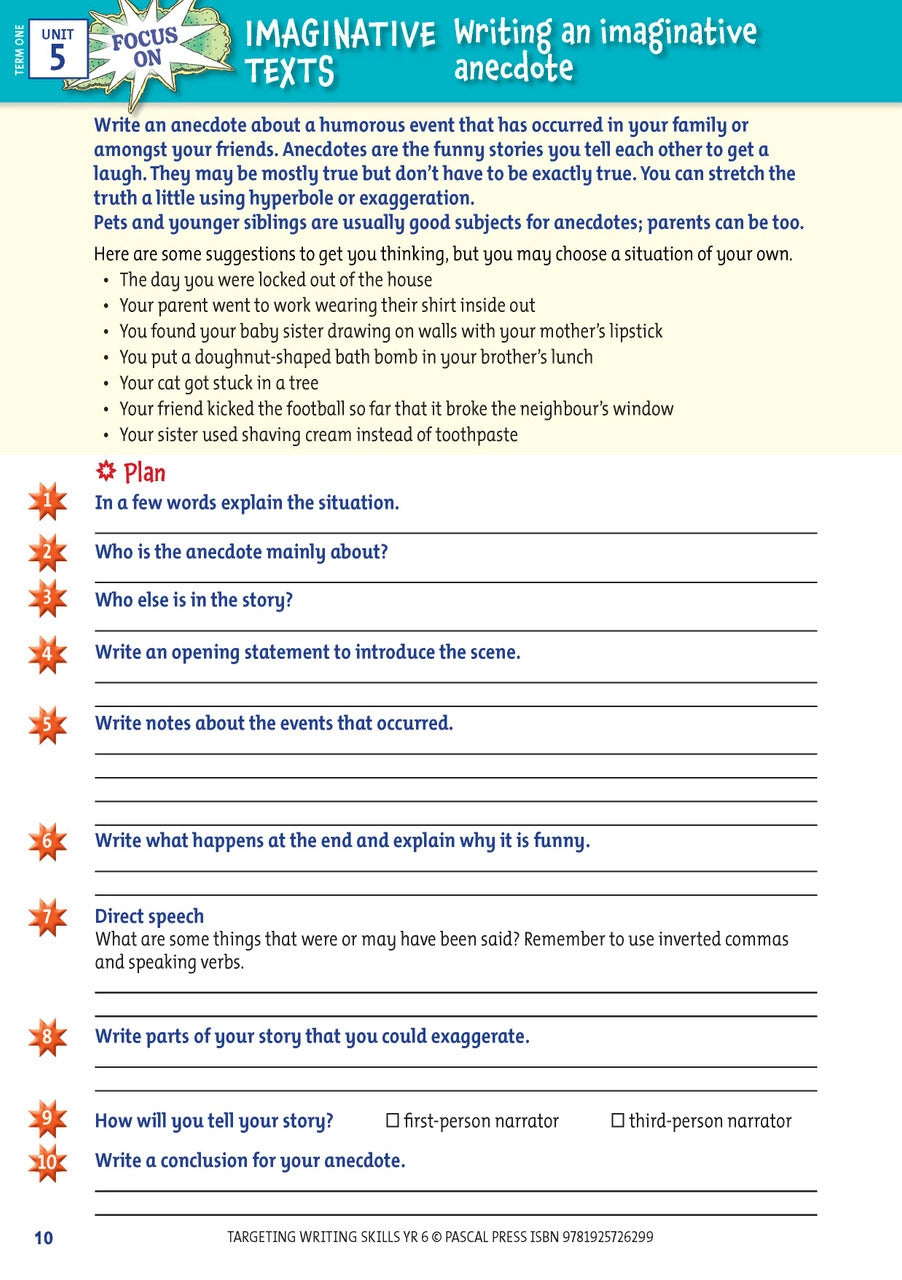 Targeting Writing Skills: Year 6