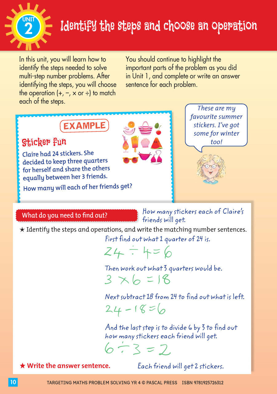 Targeting Maths - Problem Solving: Year 4
