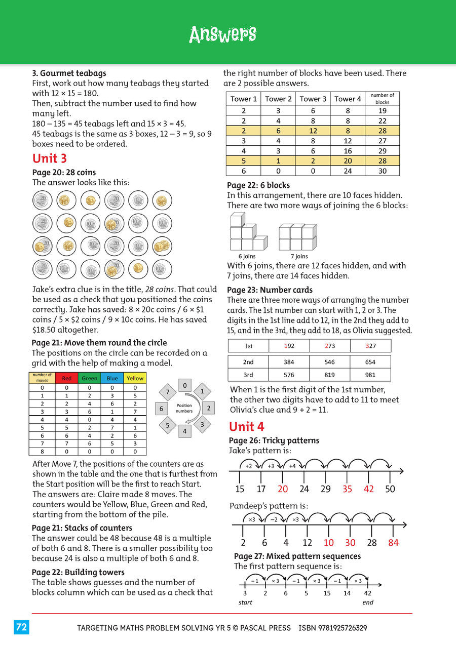 Targeting Maths - Problem Solving: Year 5
