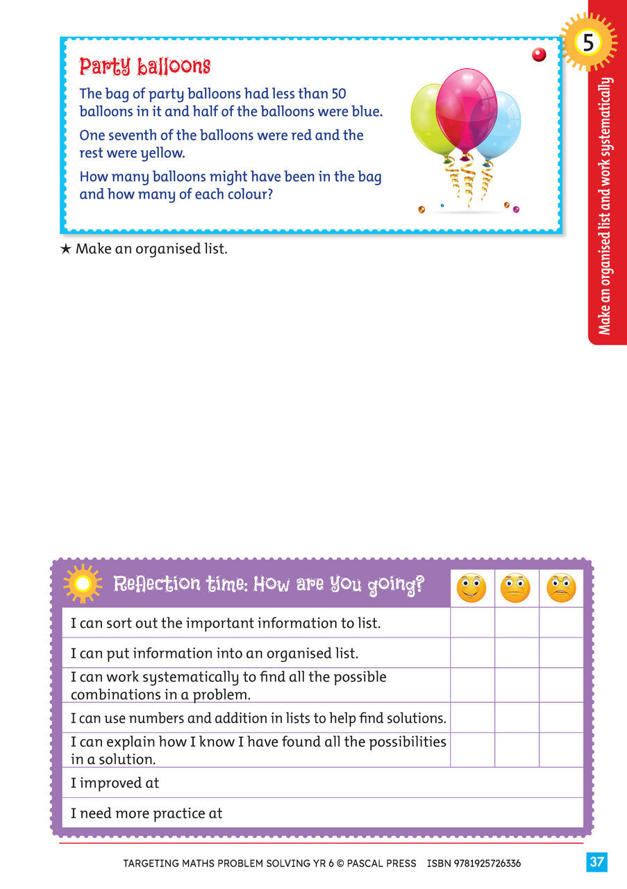 Targeting Maths - Problem Solving: Year 6