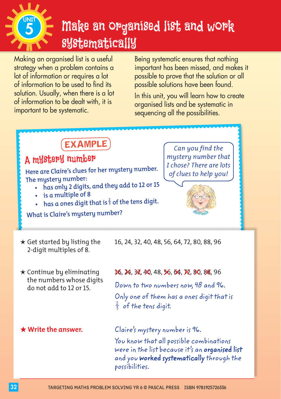 Targeting Maths - Problem Solving: Year 6